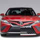 A side-by-side comparison of the road car (left) with the new NASCAR racer (right). Photo credit: Toyota Racing